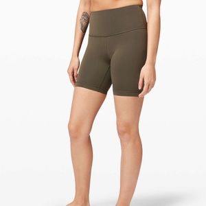 Lululemon Wunder Train 6" Shorts - Olive